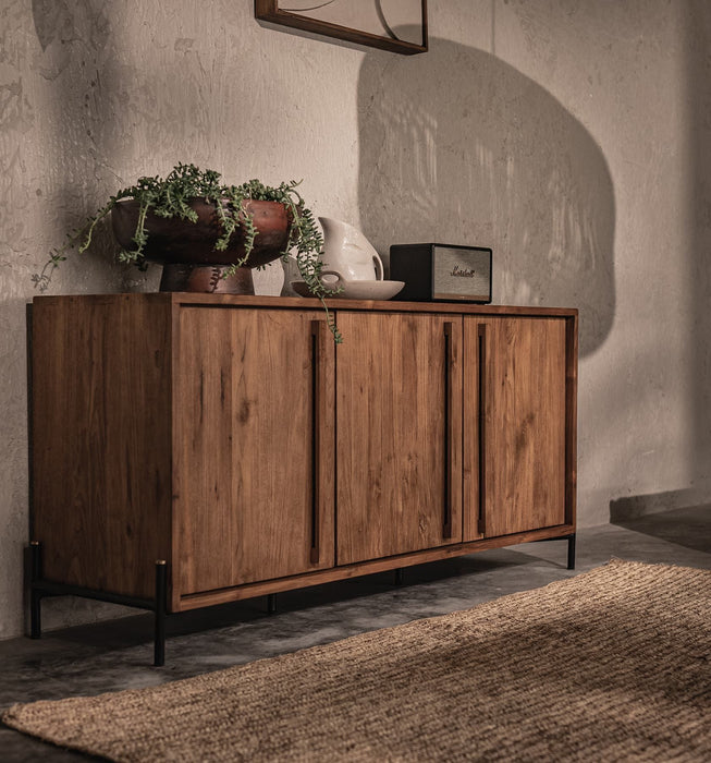 Outline Dressoir 3 Deurs - Teakhout