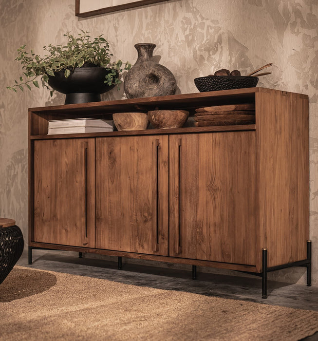 Outline Dressoir - 3 Deurs & Open Vak