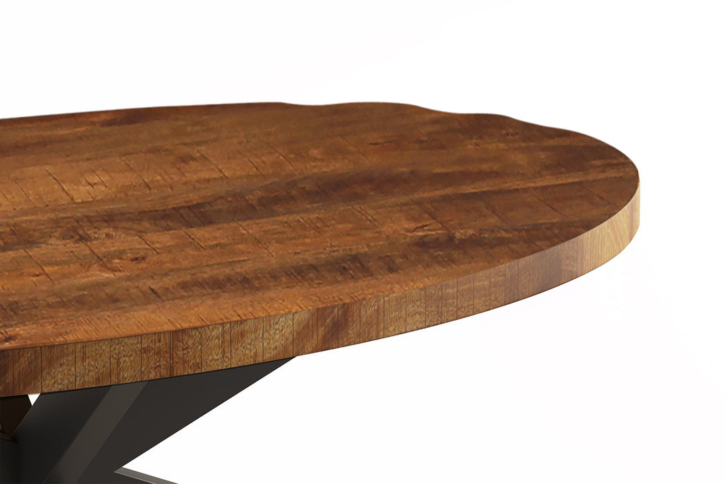 Salontafel 'Madeira' Ovaal Mango hout (1c)