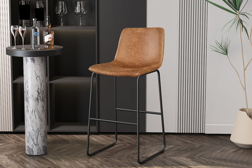 Counterstoel 'Mancia' PU Ote Topper 02 Cognac (2 per doos)