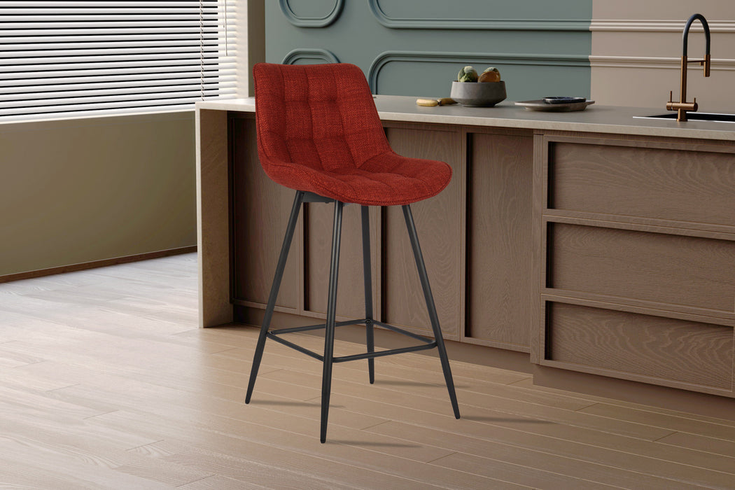 Counterstoel 'Ariba' Stof Ote Montego 253 Rood (2 per doos)