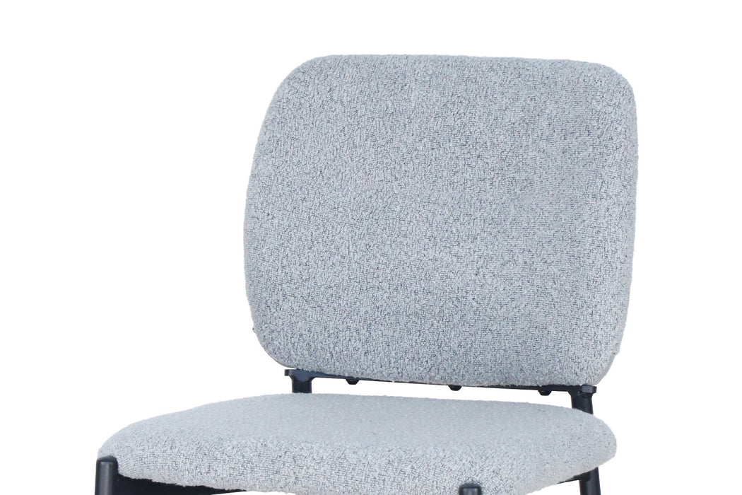 PROMO - Counterstoel 'Sophia' Stof Lichtgrijs (2 per doos)