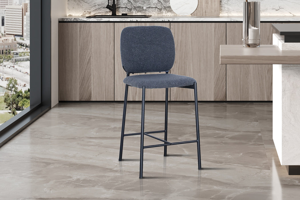 PROMO - Counterstoel 'Sophia' Stof Donkergrijs (2 per doos)