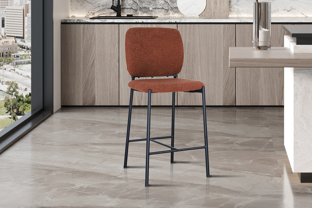 PROMO - Counterstoel 'Sophia' Stof Roest (2 per doos)