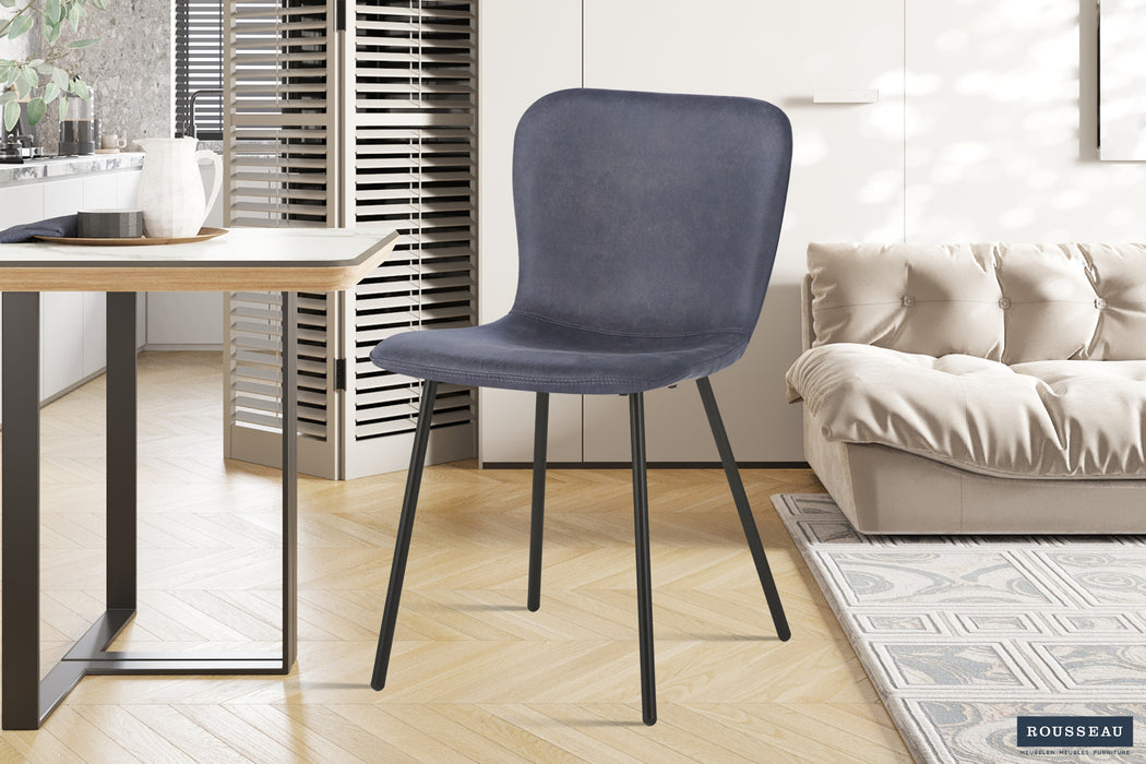 Stoel 'Susan' PU Donkergrijs (2 per doos)