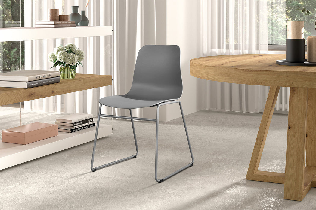 Stoel 'Marie' PP Grijs (2 per doos)