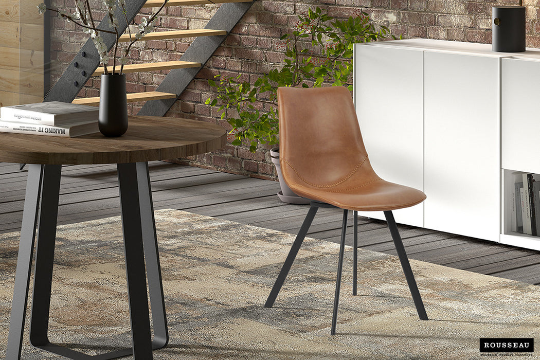 Stoel 'Oslo' PU Cognac (2 per doos)