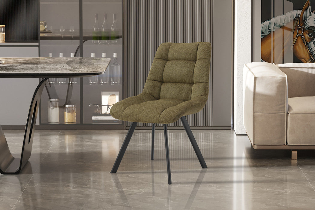 Stoel 'Lizzy' Stof Ote Share 353 Groen (2 per doos)