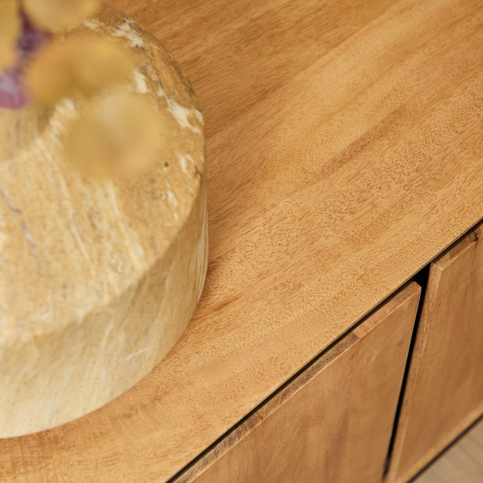RichWood Tv-meubel - 180 cm - Mangohout & Metaal