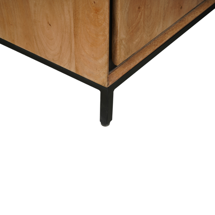 RichWood Tv-meubel - 180 cm - Mangohout & Metaal