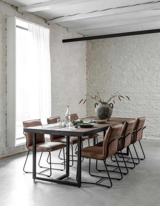 Criss Cross Eettafel - Rechthoekig - Mixed Wood