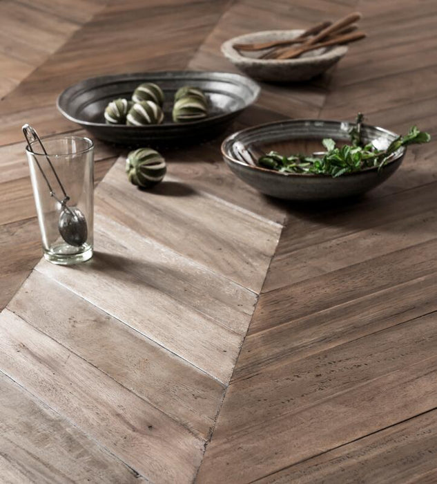 Criss Cross Eettafel - Rechthoekig - Mixed Wood
