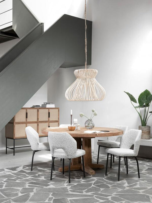 Castello Ronde Eettafel - Gerecycled Teakhout - Ø160cm
