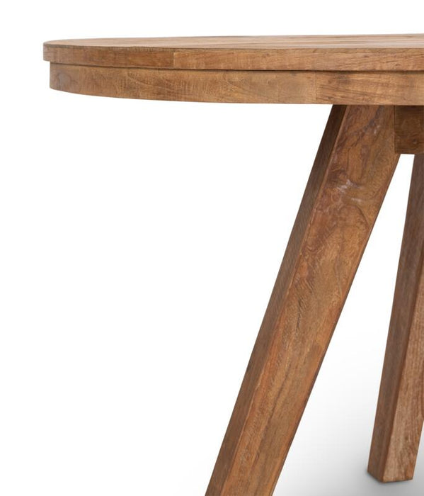 Tradition Ronde Eettafel - 140 cm - Gerecycled Teakhout