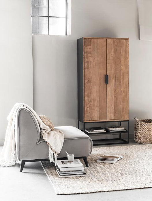 Cupboard Cosmo - 2-deurs kast van gerecycled teakhout