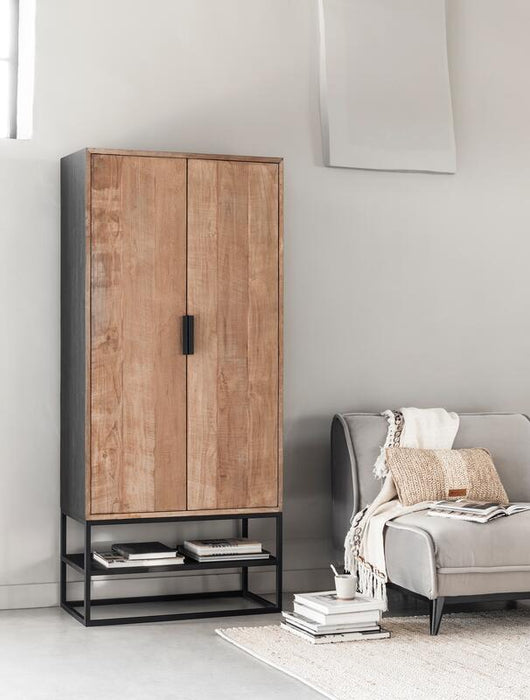 Cupboard Cosmo - 2-deurs kast van gerecycled teakhout