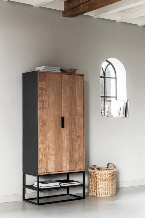 Cupboard Cosmo - 2-deurs kast van gerecycled teakhout