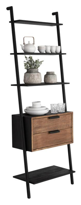 Cosmo Rack - 2 Lades - Gerecycled Teakhout