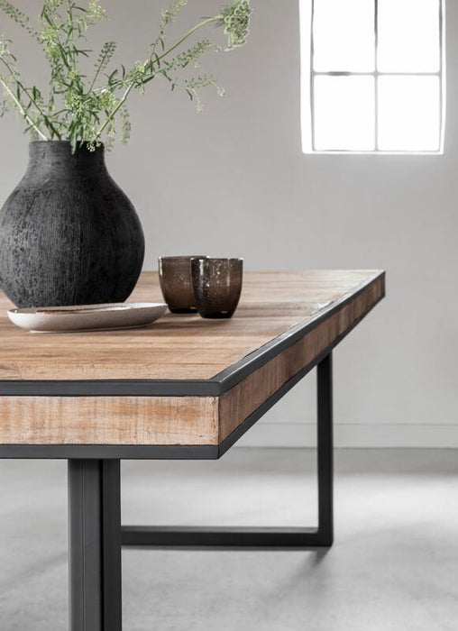 Cosmo Eettafel Rechthoekig - Gerecycled Teakhout