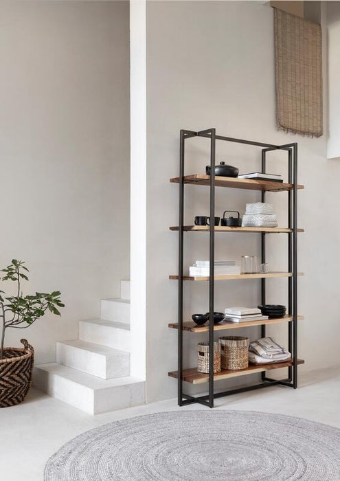 Bookrack Flare High - Boekenkast van Suar Hout
