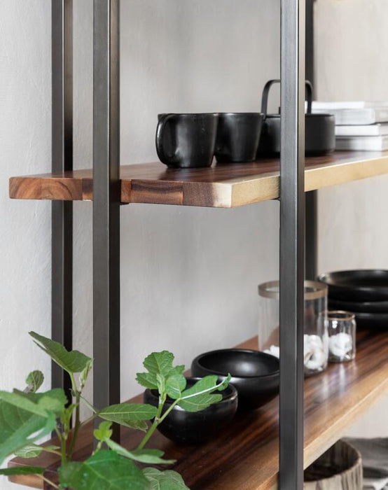Bookrack Flare High - Boekenkast van Suar Hout