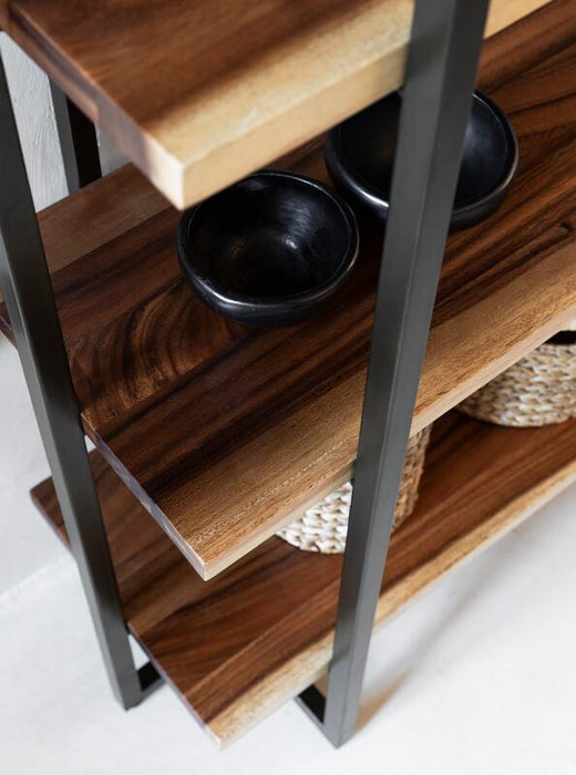 Bookrack Flare High - Boekenkast van Suar Hout