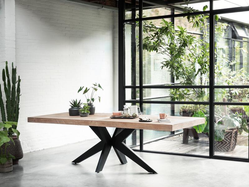 Lincoln Eettafel - Rechthoekig - Gerecycled Teakhout