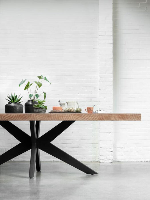 Lincoln Eettafel - Rechthoekig - Gerecycled Teakhout