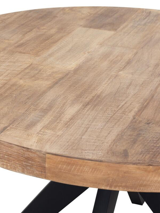 Darwin Ronde Eettafel - Gerecycled Teakhout