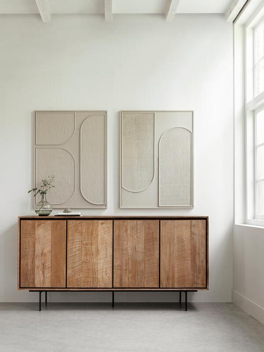 Metropole Dressoir 4 Deurs - Gerecycled Teakhout