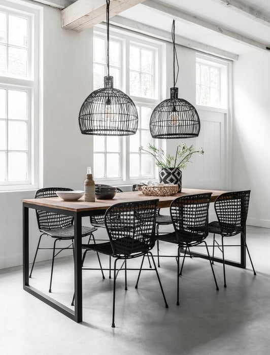 Hanging lamp Las Salinas Large BLACK