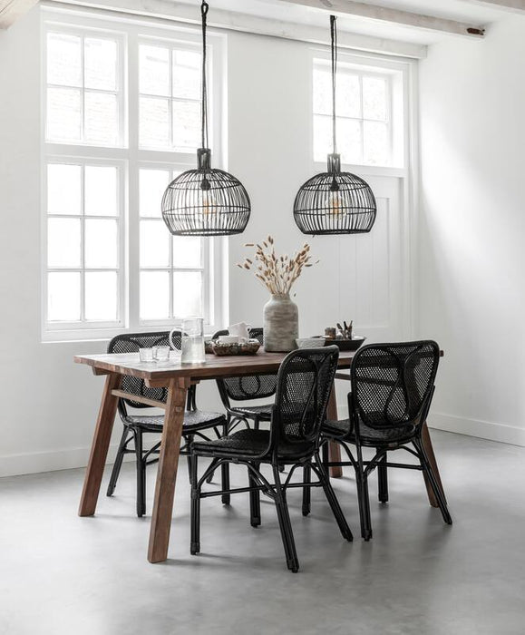Hanging lamp Las Salinas small BLACK