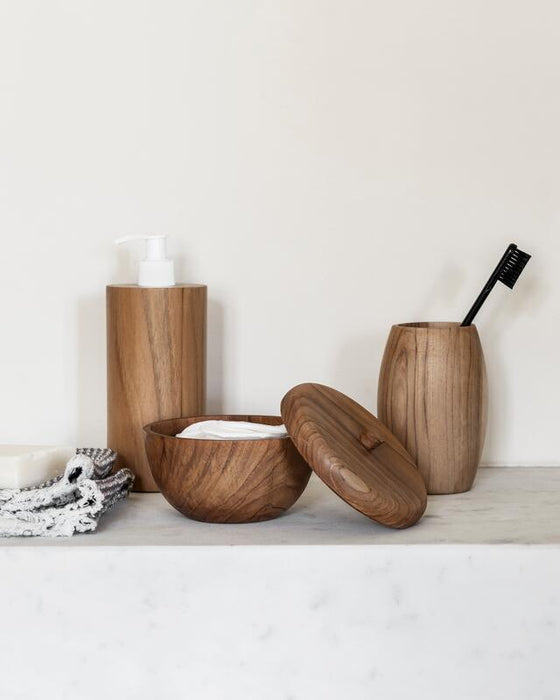 Wooden cup MUST Living Wellness- ORDER by 4 pcs
