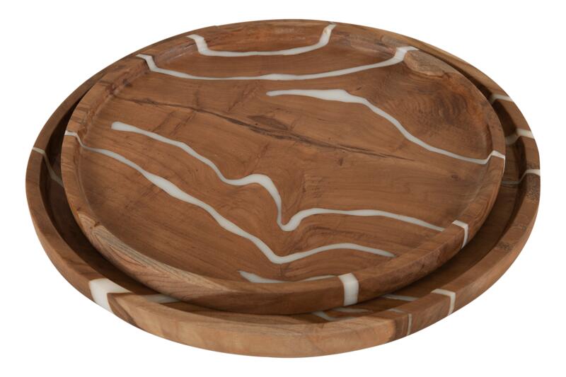 Trays Cream, set of 2  - ORDER by 2 pcs