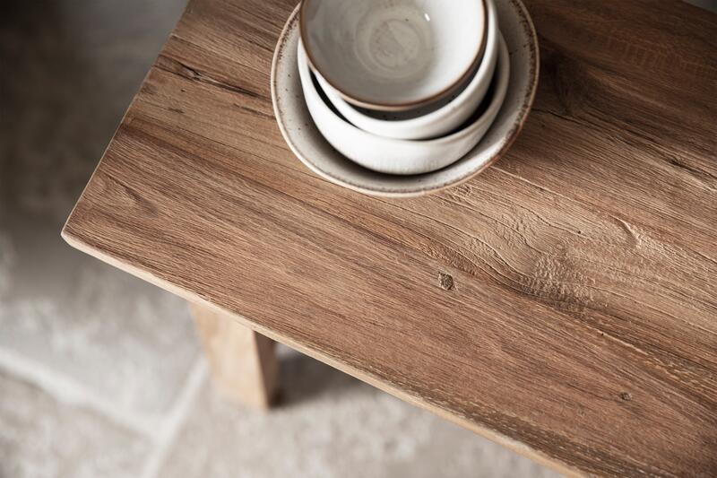 Easy Kruk Rechthoekig - Gerecycled Teakhout