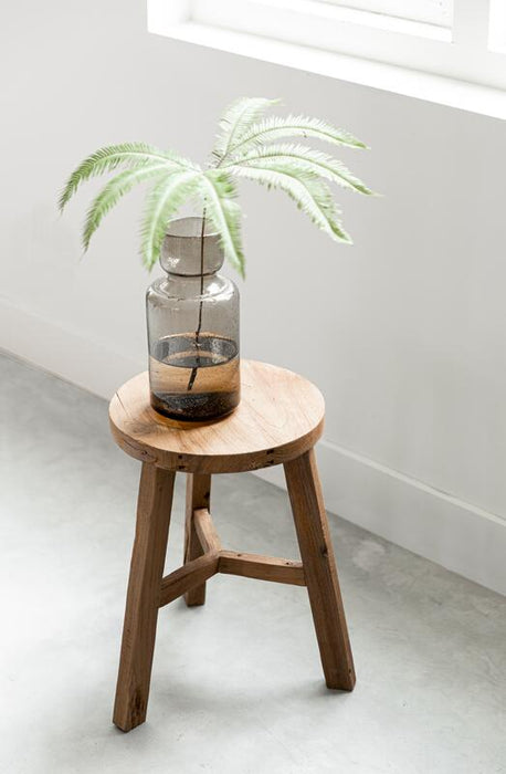 Stool Easy round - Teakhouten kruk