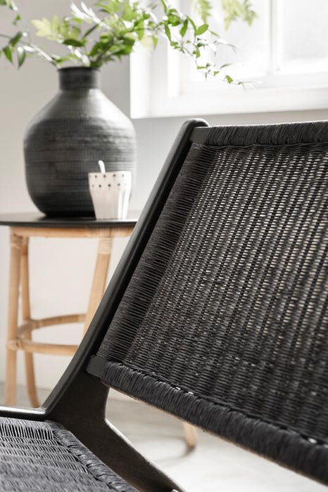 Lounge chair Lazy Loom Black