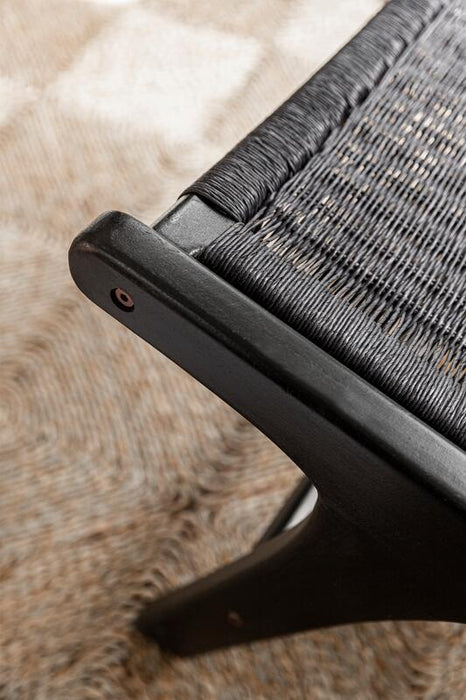 Lounge chair Lazy Loom Black
