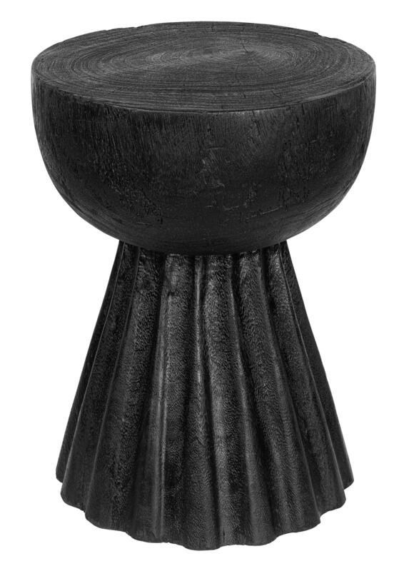 Stool Trophy - Zwarte Houten Kruk — Merckx Meubelen