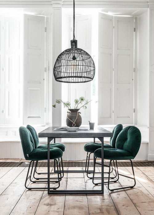 Hanging lamp Las Salinas Large BLACK