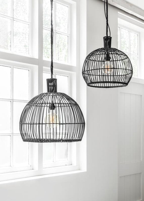 Hanging lamp Las Salinas small BLACK