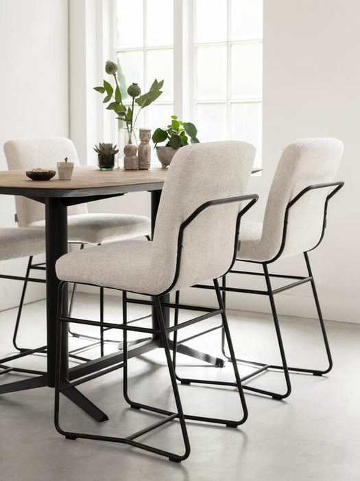 Zola Counterstoel - Glossy Natural