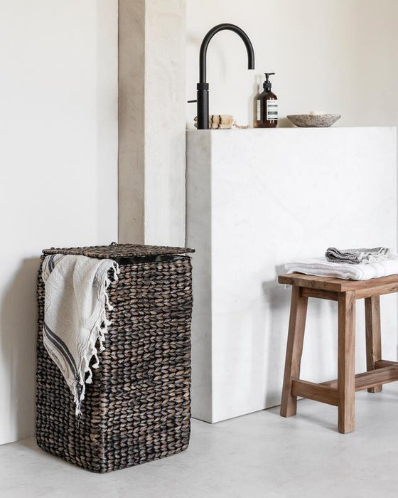 Laundry basket Palawan BLACK WASH