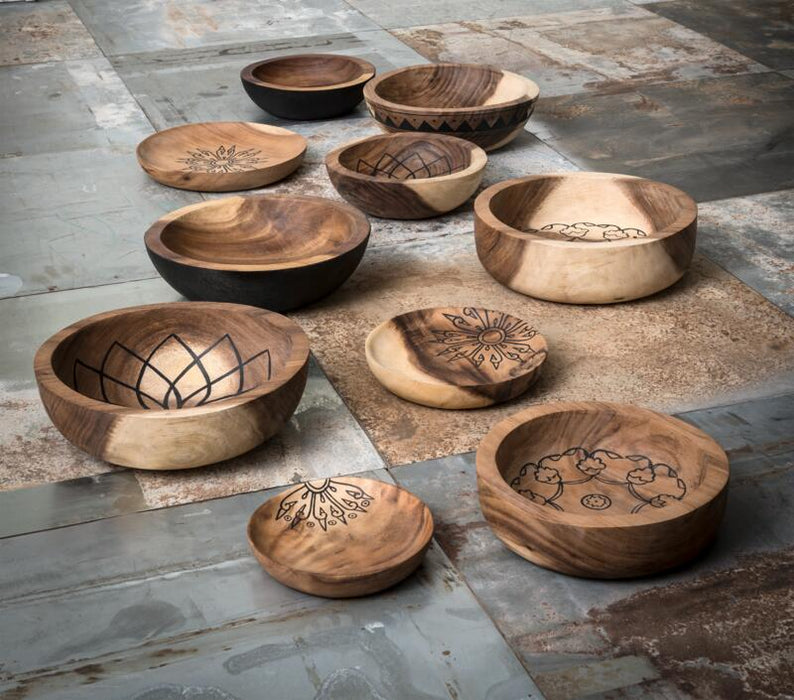Bowls Mandala Lotus, set of 2 - ORDER by 2 pcs