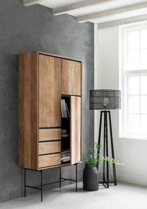 Metropole Hoge Kast - 3 Deuren & 3 Lades