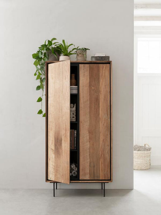 Cupboard Metropole low - 2 deurs - Gerecycled Teakhout
