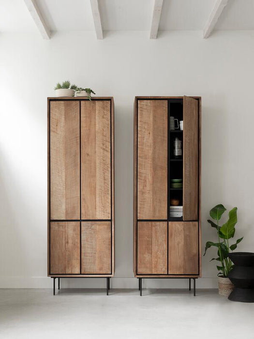 Metropole Cupboard high - 4 deuren - Gerecycled Teakhout