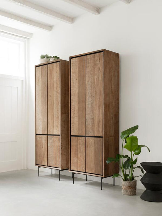 Metropole Cupboard high - 4 deuren - Gerecycled Teakhout