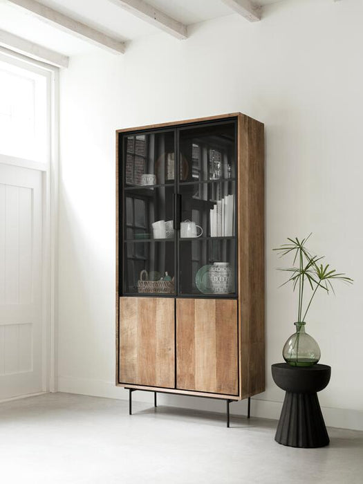 Metropole Showcase small - Gerecycled Teakhout