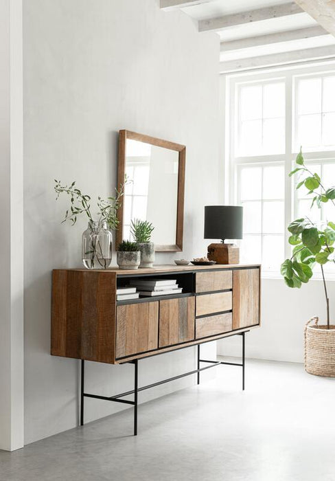 Metropole Dressoir Large - Gerecycled Teakhout